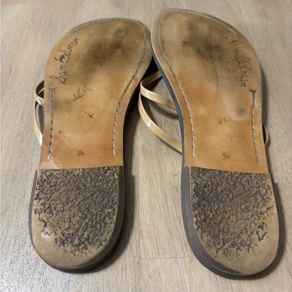 Sam Edelman Brown and Tan Paton Sandals size 7.5 - Picture 5 of 5